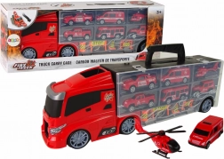 Sada hasičských nákladných áut