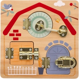 Drevená zamykacia tabuľa Deti sveta