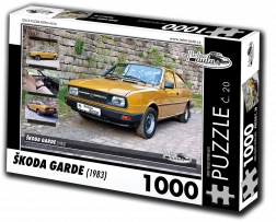 Puzzle RETRO-AUTA Škoda Garde 1000 dielikov