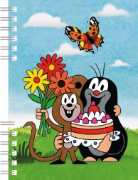 Zápisník A6 s krúžkovou väzbou - Krtko