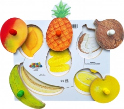 Just Jigsaws Šúpeme a Krájame Plodiny 3 - Drevené Puzzle