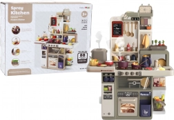 Detská kuchynka so svetlami, zvukmi a parou, 88 dielov