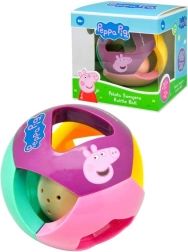 Hrkotajúca loptička Peppa Pig - 1 kus
