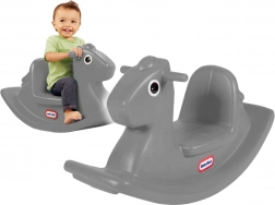 Little Tikes hojdací koník – sivý