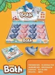 Natahovačí žralok do vane 11 cm