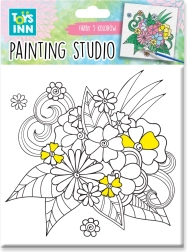 Maliarska sada canvas malý Flowers od Toys Inn
