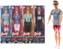 Módny panák v letnom outfite so šortkami a okuliarmi 30 cm - 1 kus