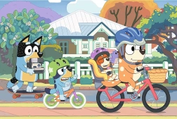 Puzzle Bluey Šťastný deň 100 dielikov
