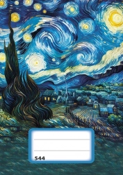 Linajkový zošit A5 Hviezdna noc - 40 listov