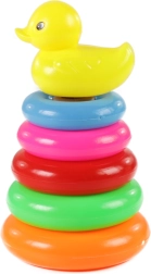 Farebná detská pyramída s kačičkou