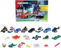 adventný kalendár s kovovými autíčkami a doplnkami (24 prekvapení)