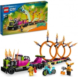 LEGO City ťahač s ohnivými kruhmi