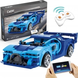 Stavebnica CADA RC závodné auto Blue Race Car Dual Mode 325 dielov