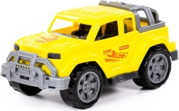 Plastové terénne auto pre deti žlté