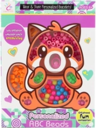 Sada farebných plastových korálikov pre deti