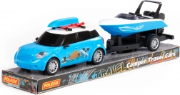 Auto Cruise s loďou na prívesu