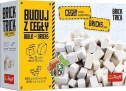 Trefl Brick Trick balenie bielych tehál, mix 70 ks