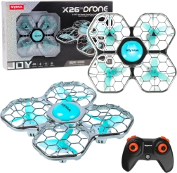 Dron SYMA X26 Pro s ochranou vrtúľ, akrobatickými trikmi a LED osvetlením