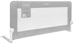 Detská zábrana na posteľ MoMi LEXI XL PLUS sivá