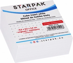 Nepriľnavé kancelárske papieriky 4 × 9 cm, blok
