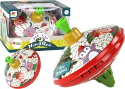 Tradičná kovová káča s motívom Santa Clausa