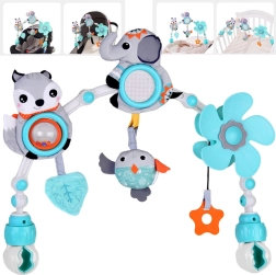 Interaktívna závesná hračka do postieľky pre bábätká