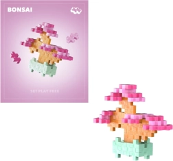 Plus-Plus kvety ružová bonsaj stavebnica