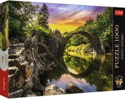 trefl puzzle 1000 dielikov photo odyssey: rakotzbrücke – rakotzov most v kromlau