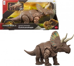Figúrka eotriceratopsa JURASSIC WORLD Rebirth Gigantic Thrashers 32 cm