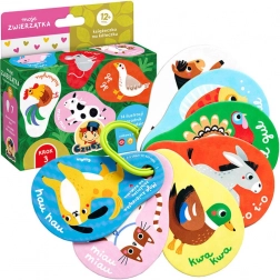 CzuCzu moje zvieratká knižka na krúžku 12m+