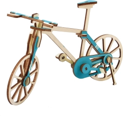 Woodcraft drevené 3D puzzle bicykel