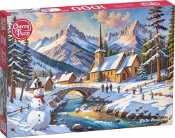 Cherry Pazzi puzzle Zimná krajina zázrakov 1000 dielikov