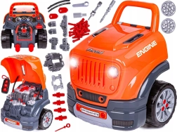 Interaktívne nákladné auto – dielňa pre malého mechanika so svetlami a zvukmi