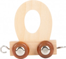 Drevený vagónik s písmenom O pre vláčikodráhy small foot