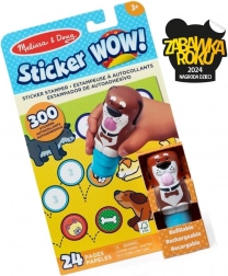 Sticker Wow - Interaktívna knižka a pečiatka s nálepkami - Pes