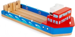 Drevený vlakový trajekt BIGJIGS RAIL