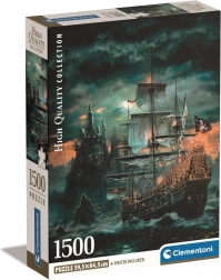 puzzle 1500 dielikov compact – pirátska loď
