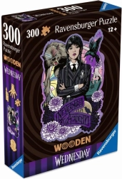Drevené puzzle Wednesday 300 dielikov Ravensburger
