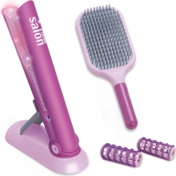 Detská žehlička na vlasy so sadou doplnkov 19 cm