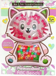 Farebné korálky set Mačka