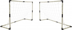 Sada dvoch futbalových bránok s tabuľou na skóre a príslušenstvom