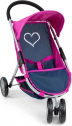 Trojkolka pre bábiky Susie Prestige Navy