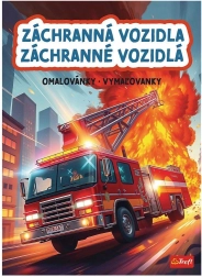 Omaľovánky – záchranné vozidlá 20 × 27,5 cm