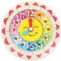 Drevené puzzle hodiny BABU