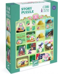 DJECO puzzle Tri prasiatka 35 dielov