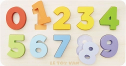 LE TOY VAN vkladacie puzzle s číslami z dreva FSC