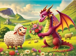 Drevené puzzle kytica pre kamaráta 40 dielikov WOODEN CITY