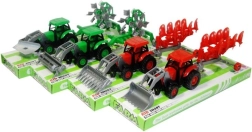 Traktor s prídavným strojom