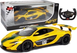 Diaľkovo ovládané auto McLaren P1 GTR Rastar 1:14 žlté