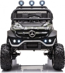 Detské elektrické auto Unimog S v maskáčovej farbe